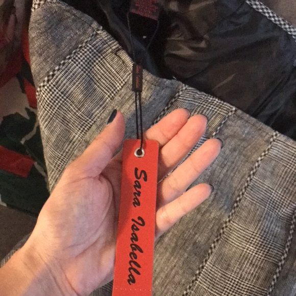 Sara Isabella black and white long skirt NWT - Picture 9 of 10